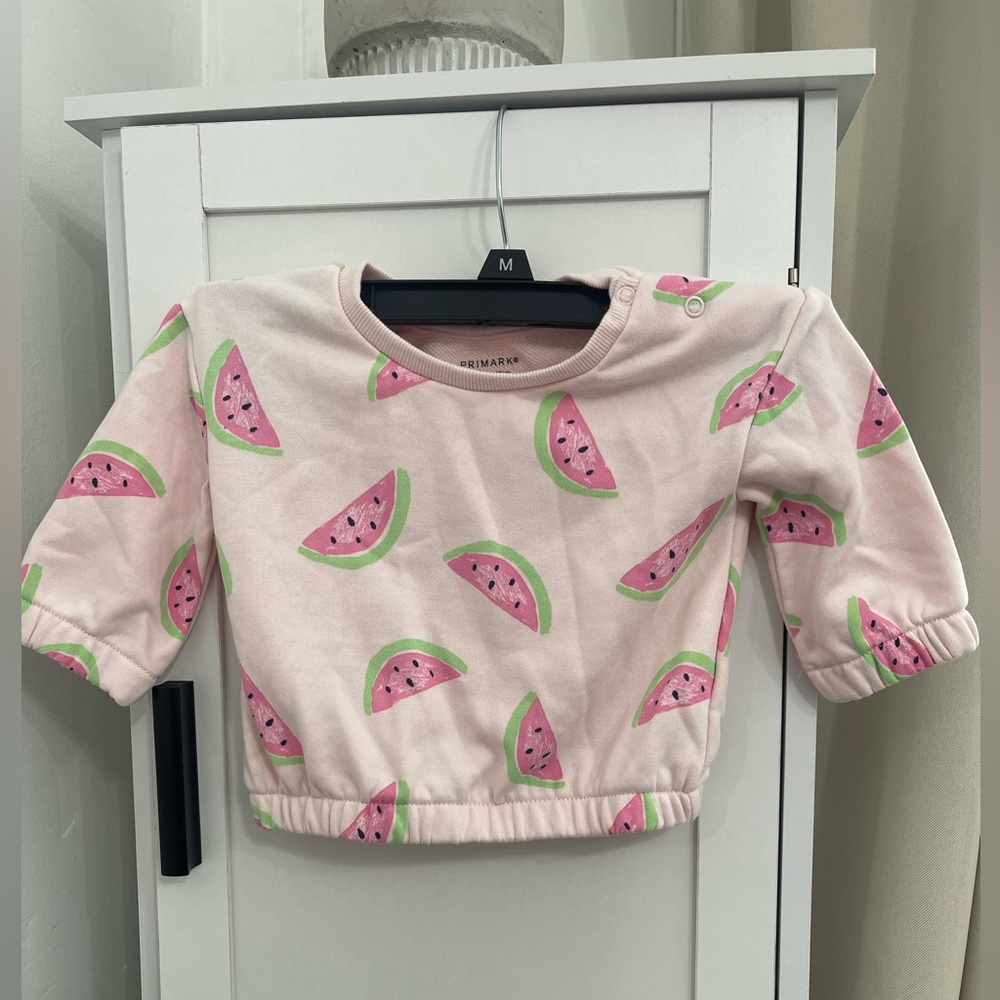 Watermelon Print Sweater, Baby Size 3-6 months